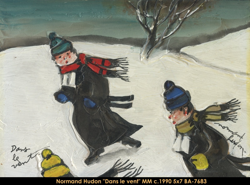 BA7683 - Dans le vent - NORMAND HUDON - 5x7