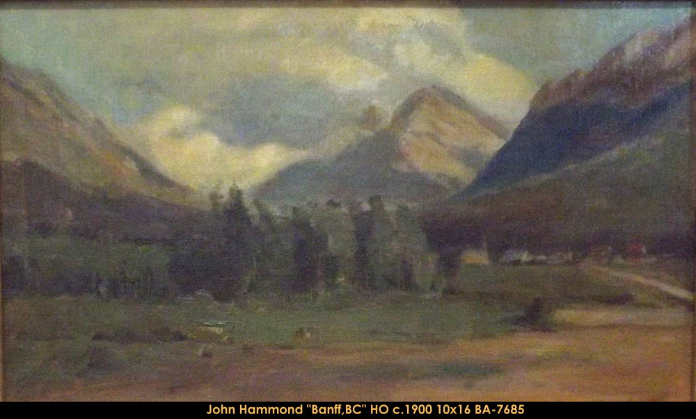 BA7685 - BANFF, BC (1900) - JOHN HAMMOND - 10X16