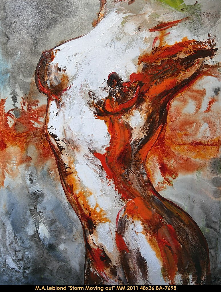 BA7698 - Storm Moving Out - M.A.LEBLOND  - 36x48