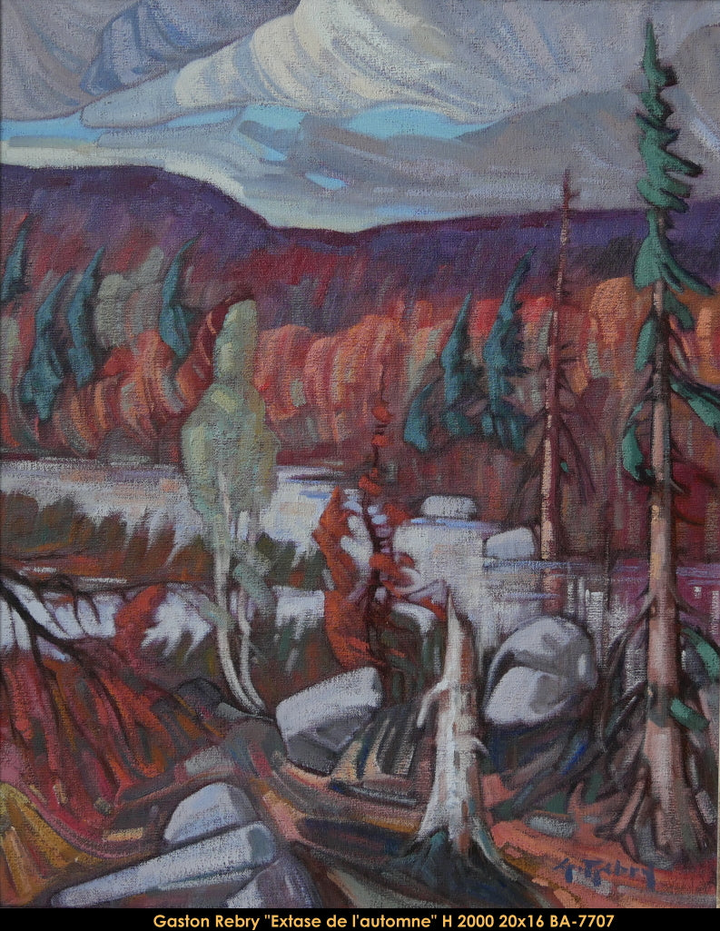 BA7707 - Extase de l'automne -  Gaston Rebry - 20x16
