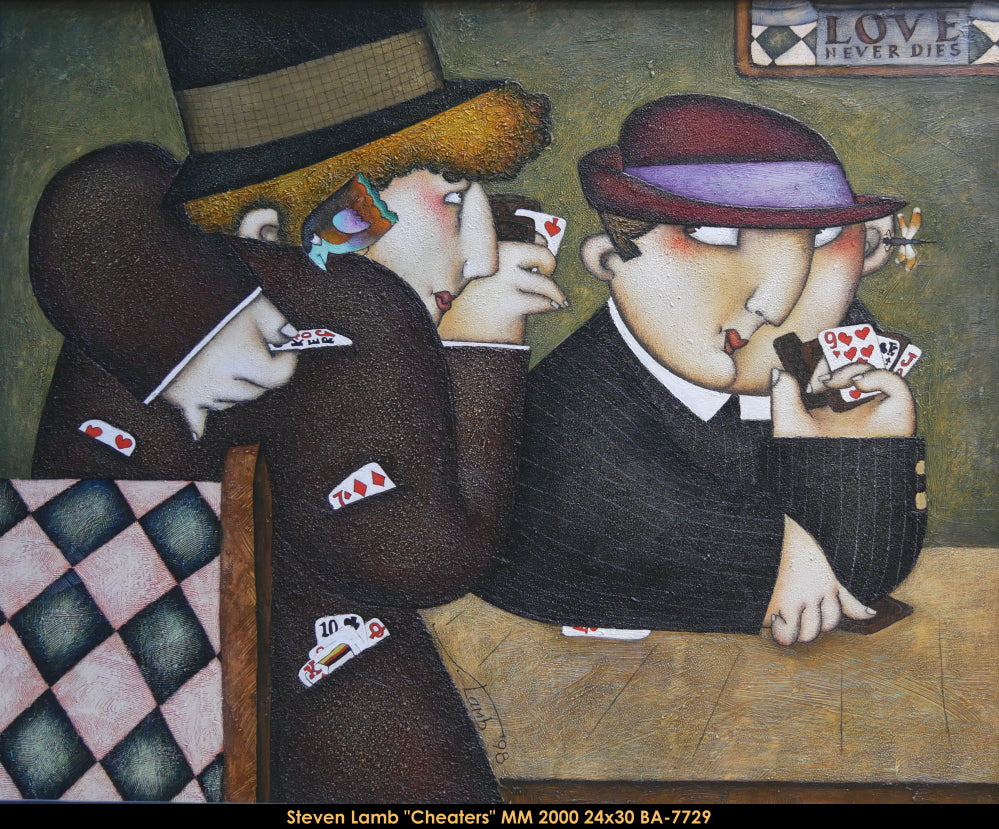 BA7729 - Steven Lamb - Cheaters - 24x30