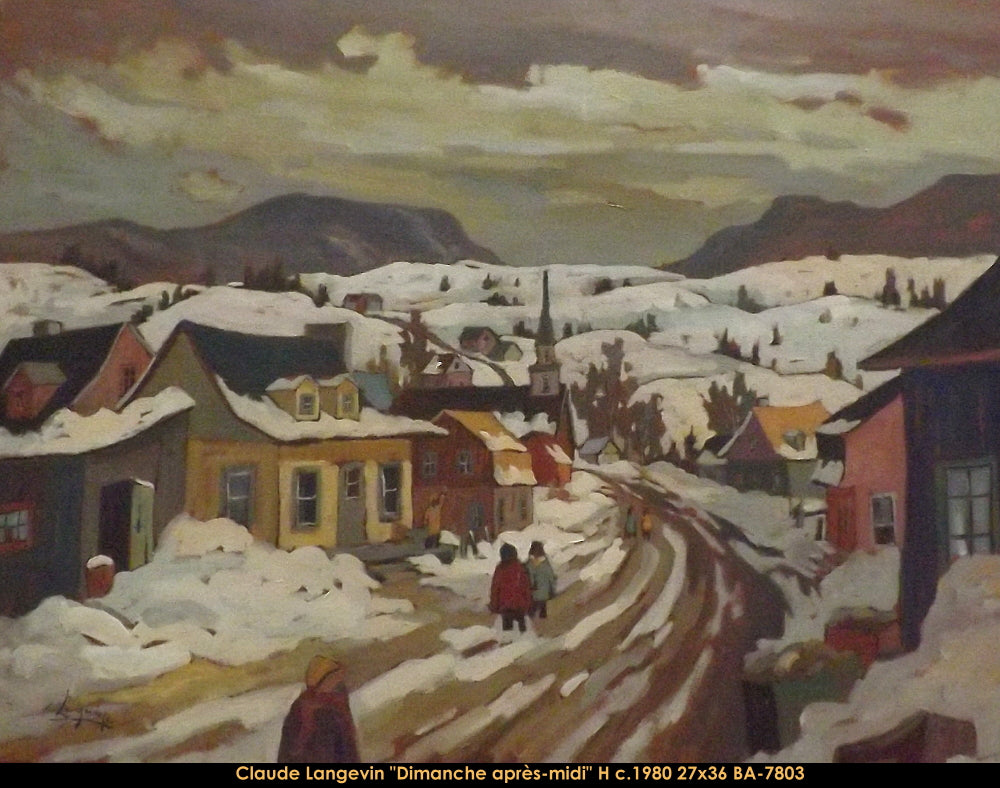 BA7803 - Claude Langevin - Dimanche après midi - 27x35