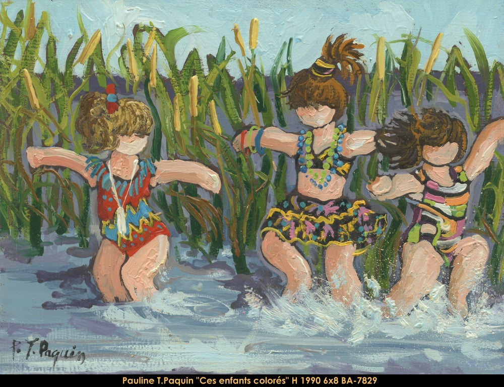 BA7829 - Pauline Paquin - Ces enfants colorés - 6x8