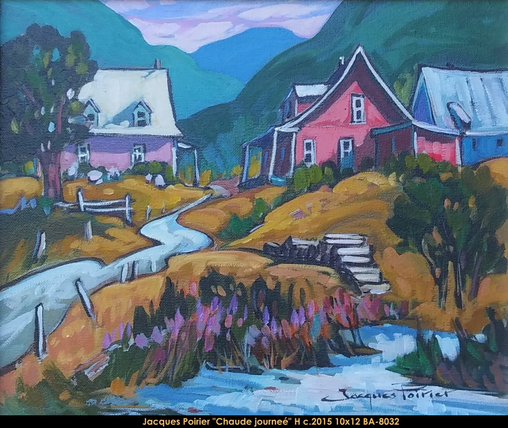 BA-8032 - Chaude journée - JACQUES POIRIER - 10x12