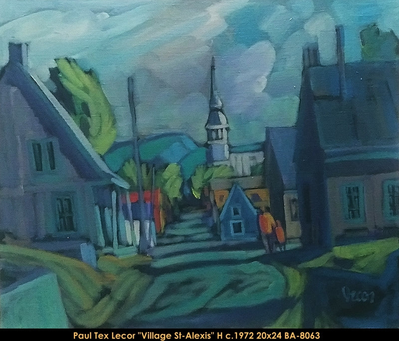 BA8063 - Paul TEX Lecor - Village St-Alexis - 20x24