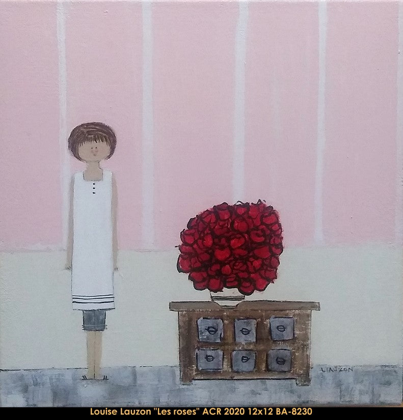 BA8230 - Louise Lauzon - Les roses - 12x12