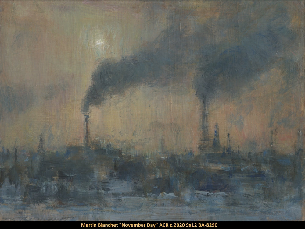 BA8290 - November Day - MARTIN BLANCHET - 9x12