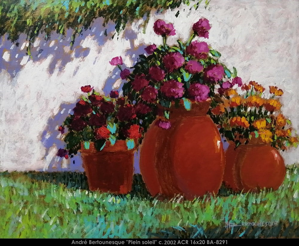 BA-8291 - Plein soleil - ANDRÉ BERTOUNESQUE - 16X20
