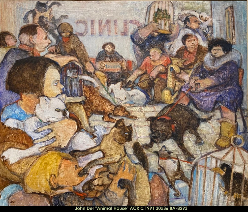 BA-8293 - Animal House - JOHN DER - 30x36