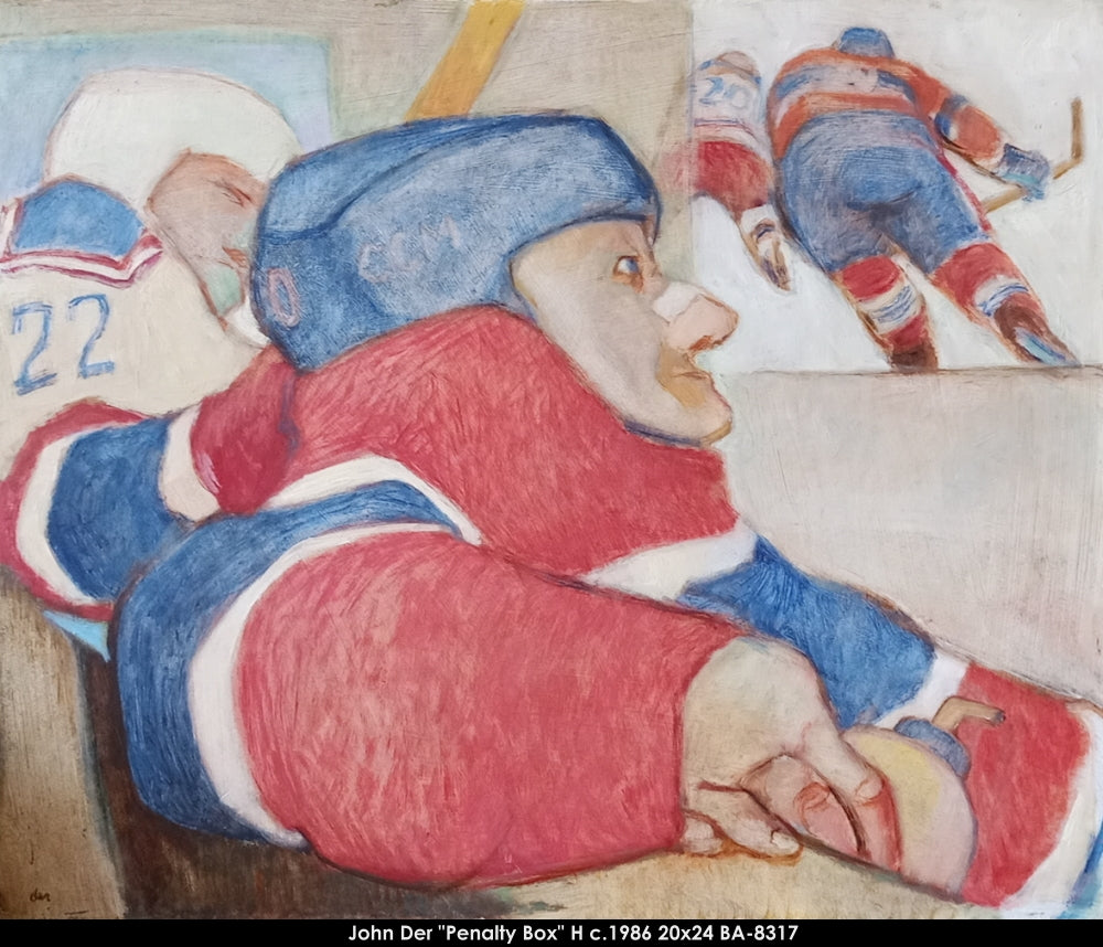 BA8317 - Penalty Box - JOHN DER - 20x24