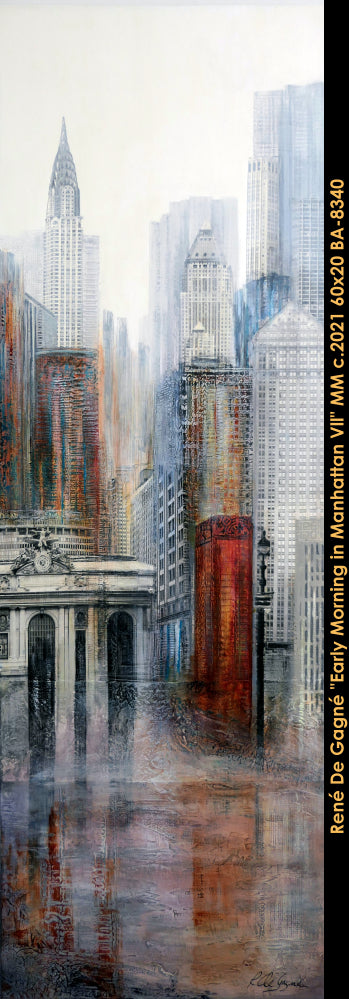 BA-8340 - Early Morning in Manhattan VII - 60x20