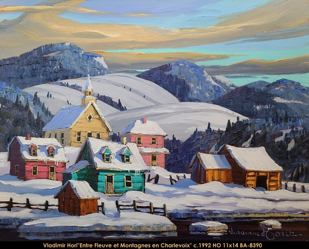 BA-8390 - Entre Fleuve et Montagnes en Charlevoix - 11X14