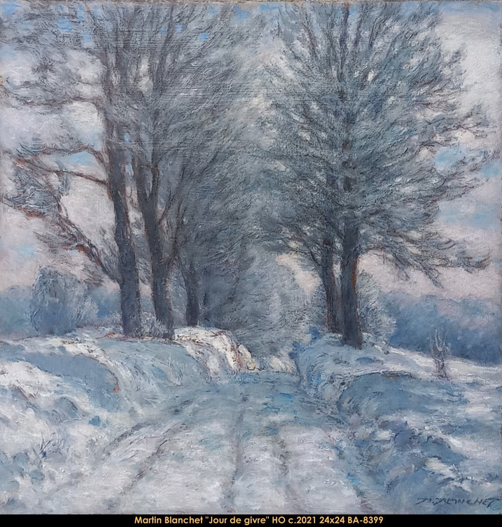 BA8399 - Martin Blanchet - Jour de givre - 24x24