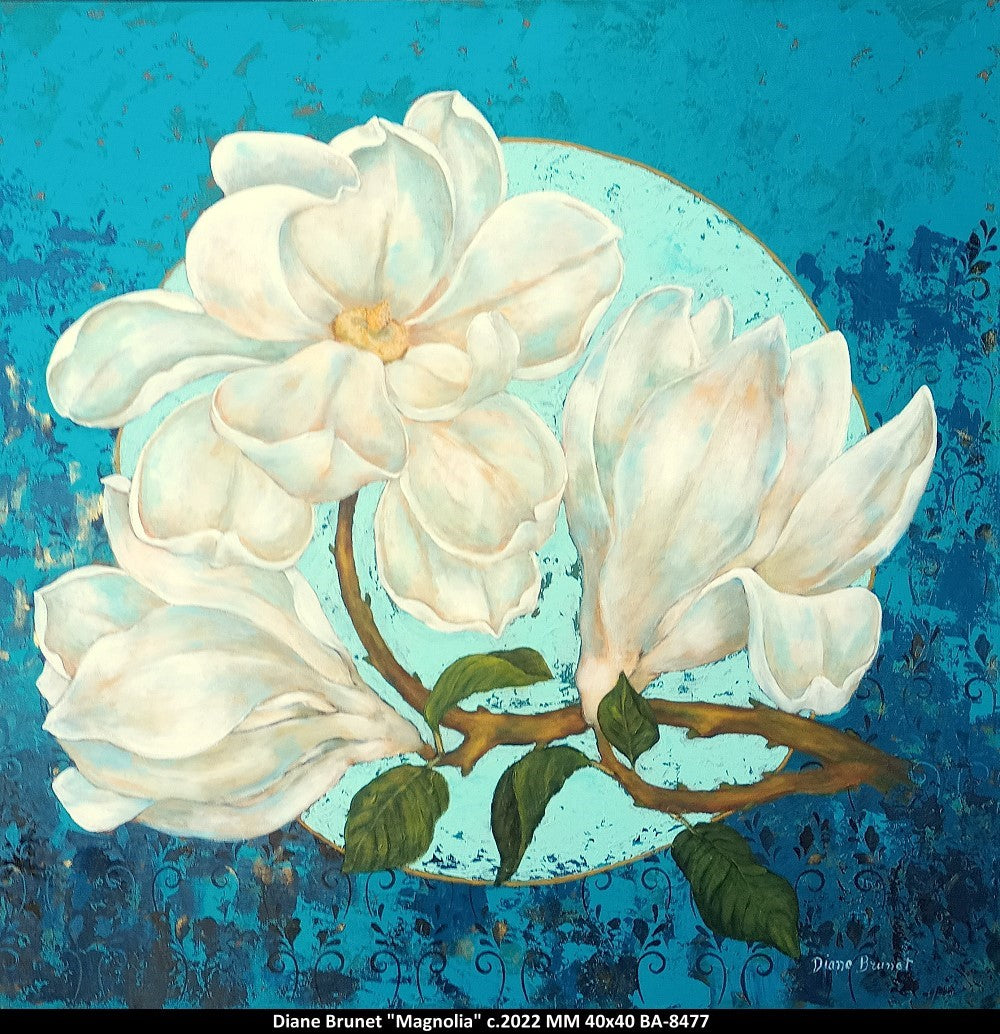 BA-8477 - Magnolia - DIANE BRUNET - 40x40  ***CCM***
