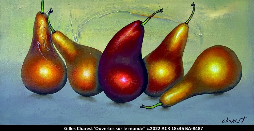 BA-8487 - Ouvertes sur le monde - GILLES CHAREST - 18x36