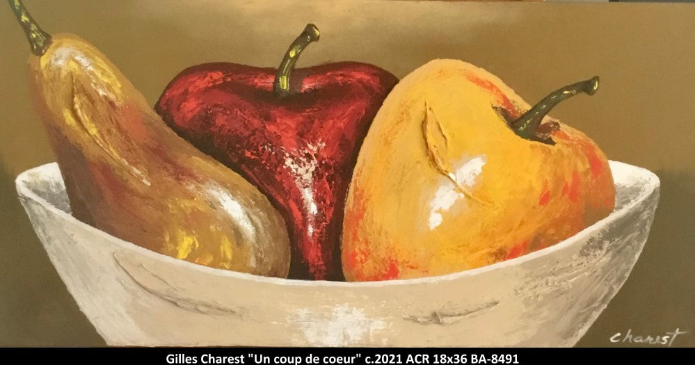 BA-8491 - Un coup de coeur - GILLES CHAREST - 18x36