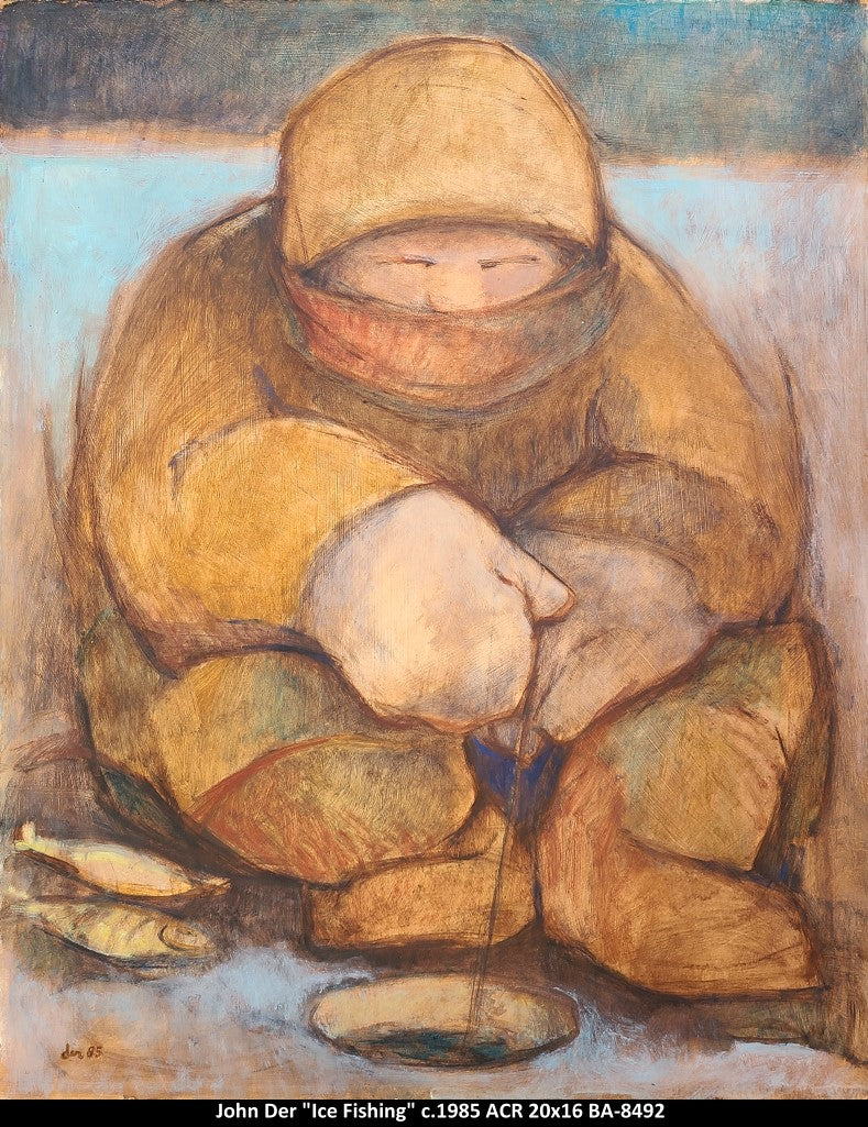 BA-8492 - Ice Fishing - JOHN DER -20x16
