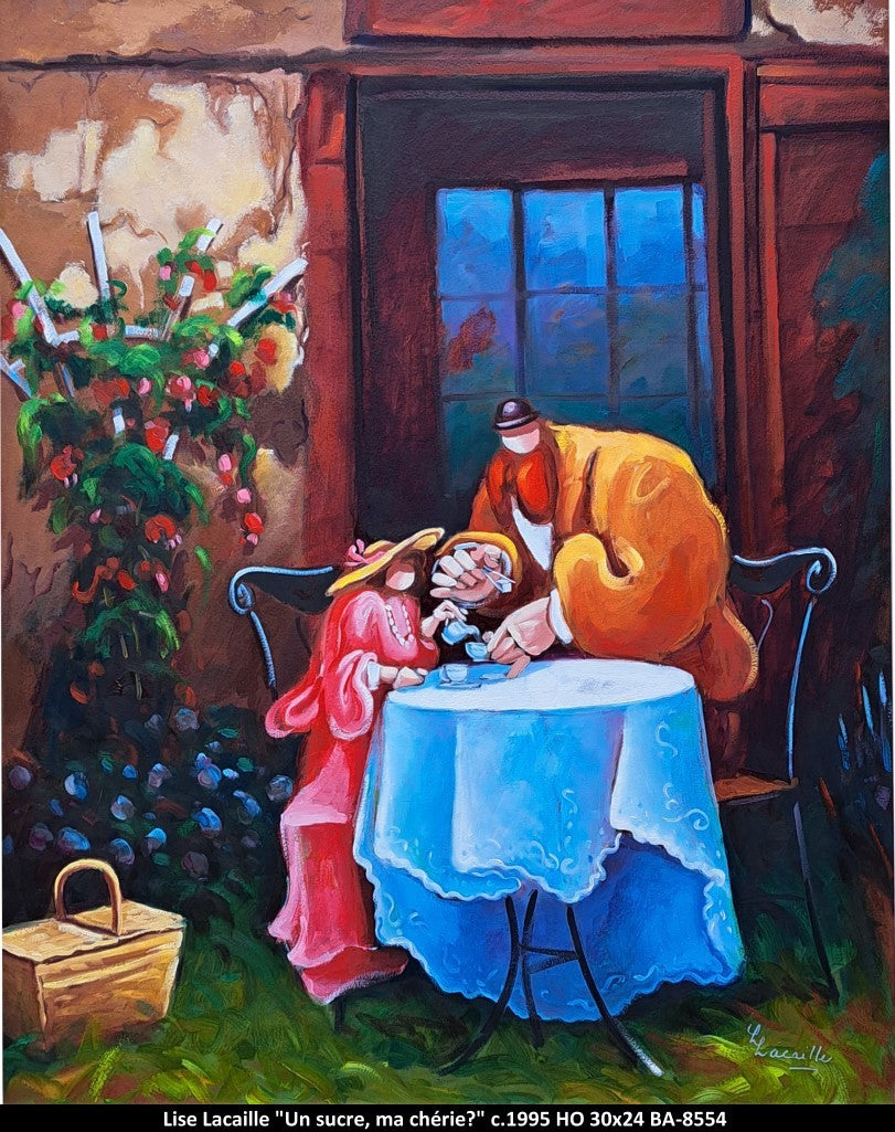 BA8554 - Un sucre, ma chérie? - LISE LACAILLE - 30x24