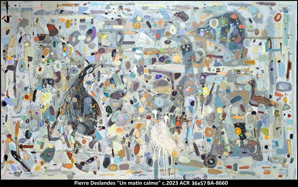 BA8660 - Un matin calme - PIERRE DESLANDES - 36x57