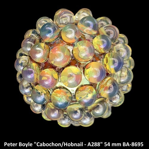 BA8695 - PETER BOYLE (A28) -HOBNAIL / CABOCHON (54MM) - ART GLASS - ART VERRIER