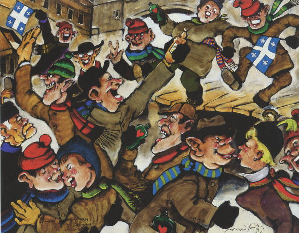 NH118 - Carnaval, Mardi Gras, Carnaval (LITHO) - NORMAND HUDON 16x20 (Édition 480)