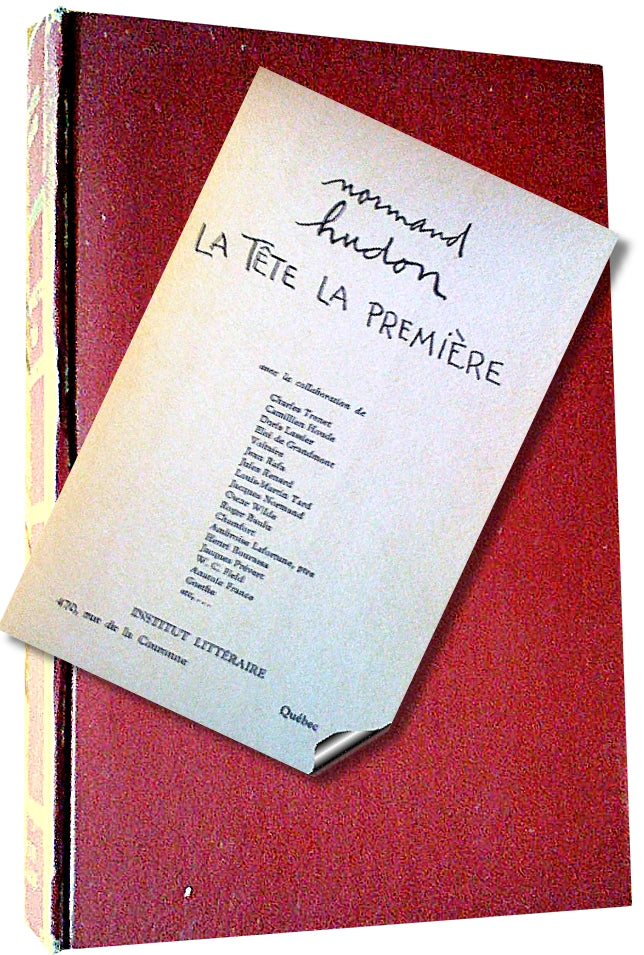 HUDON, Normand  - La tête la première